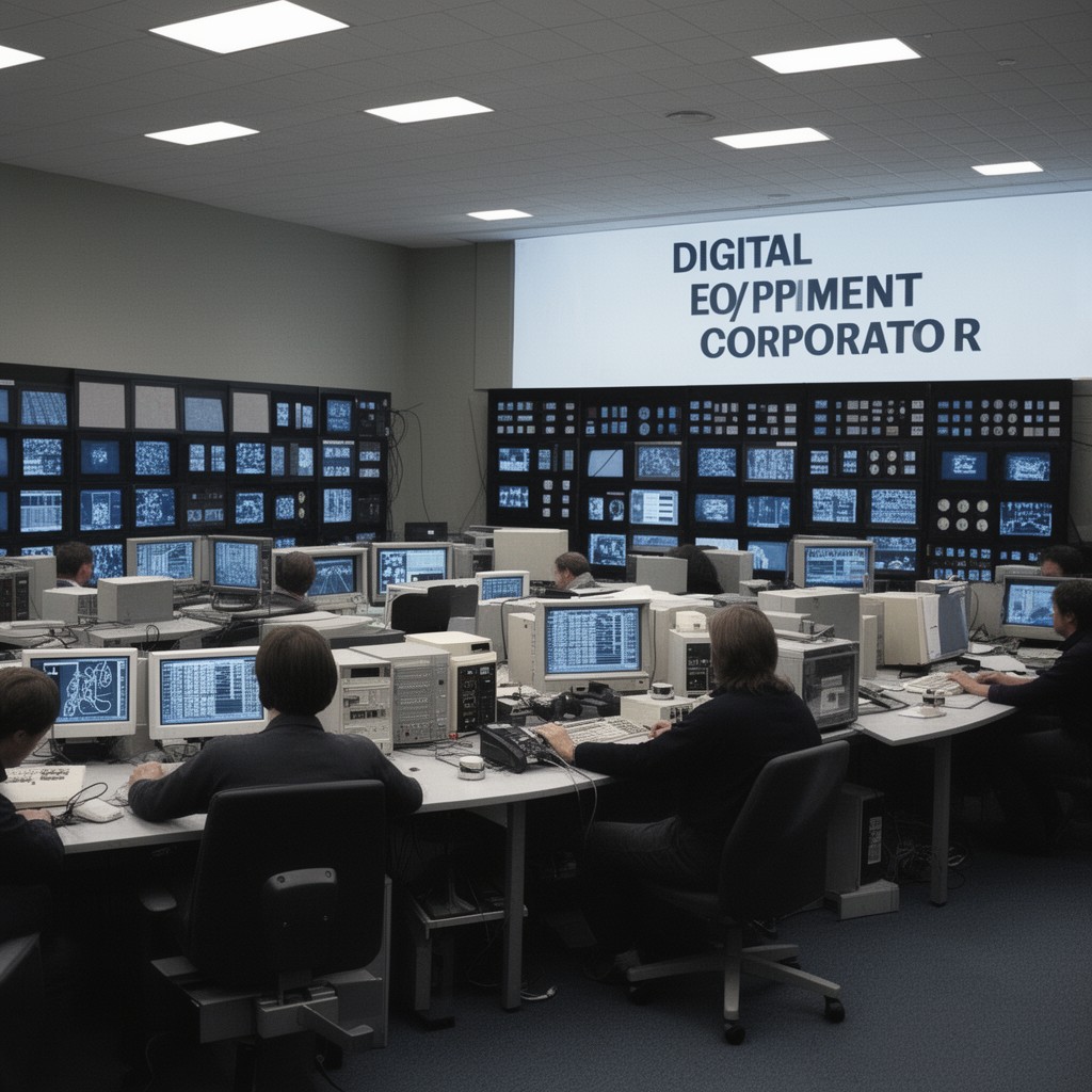 AI-generated illustration of Digital Equipment Corporation