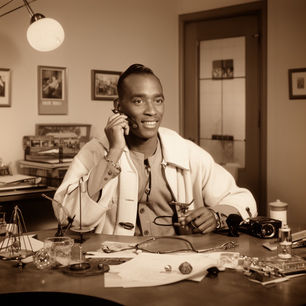 AI-generated illustration of Paul R. Williams