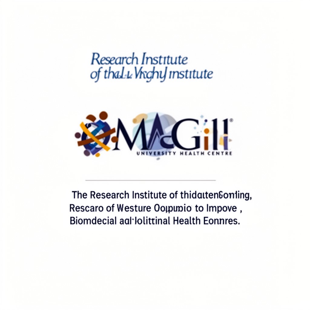 AI-generated illustration of Research Institute of the McGill University Health Centre