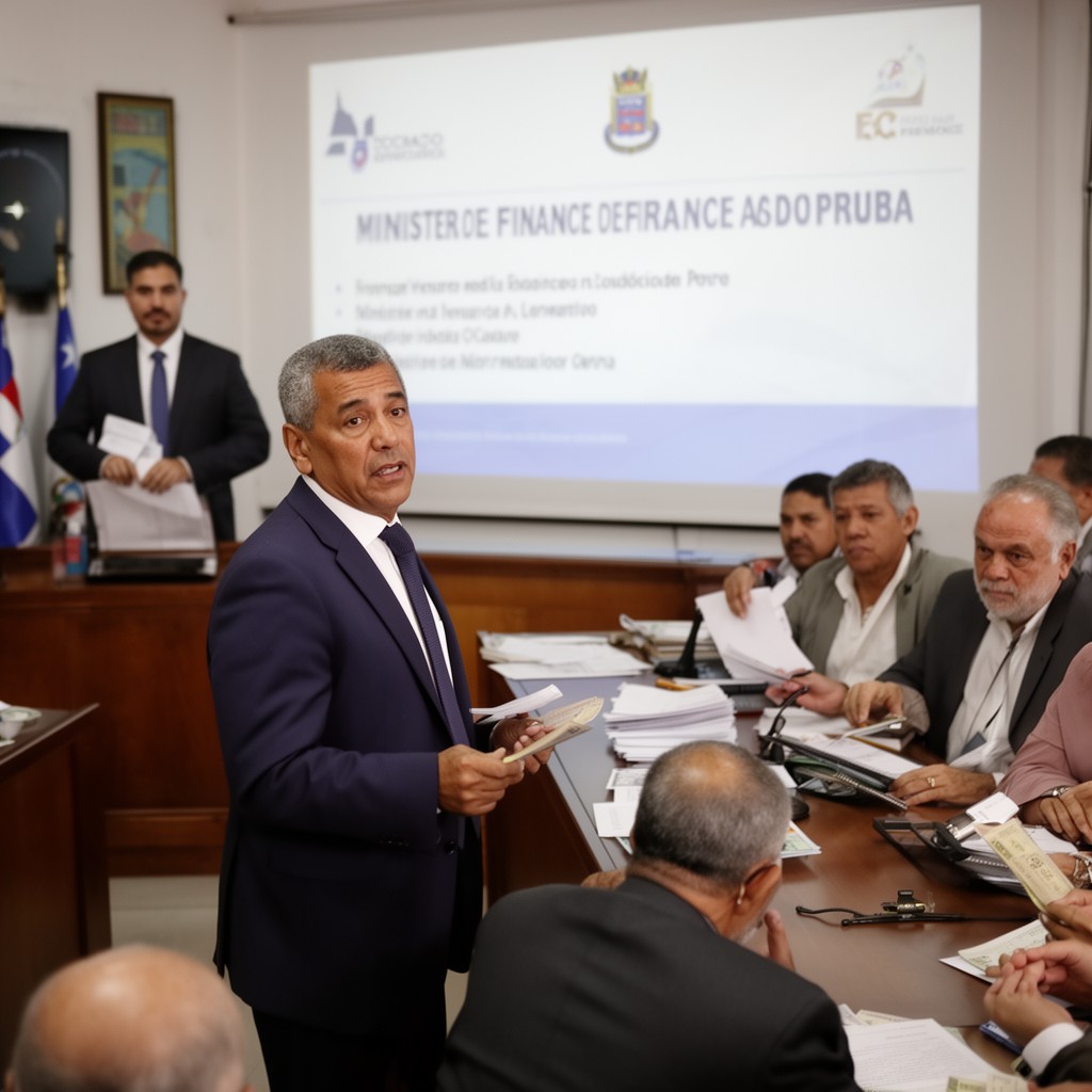 AI-generated illustration of Minister of Finance and Prices of Cuba
