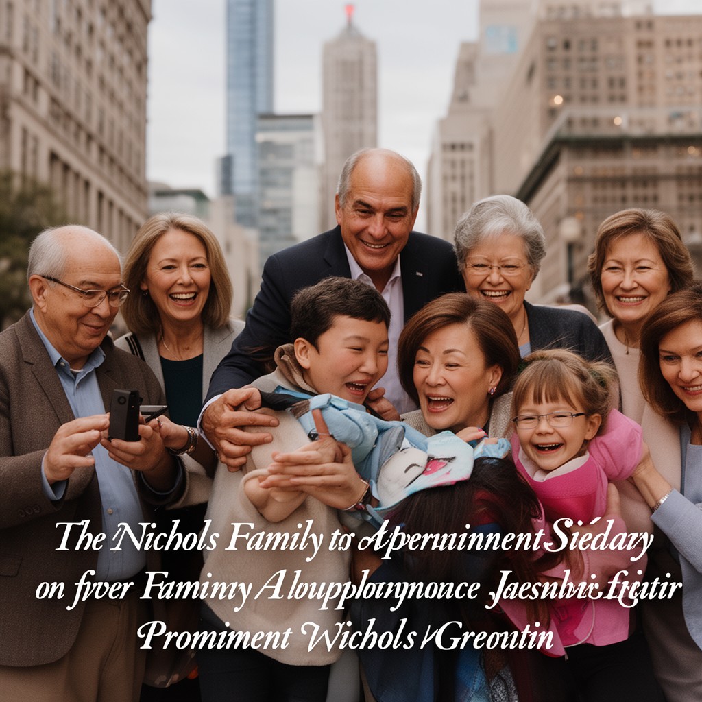 AI-generated illustration of Nichols family
