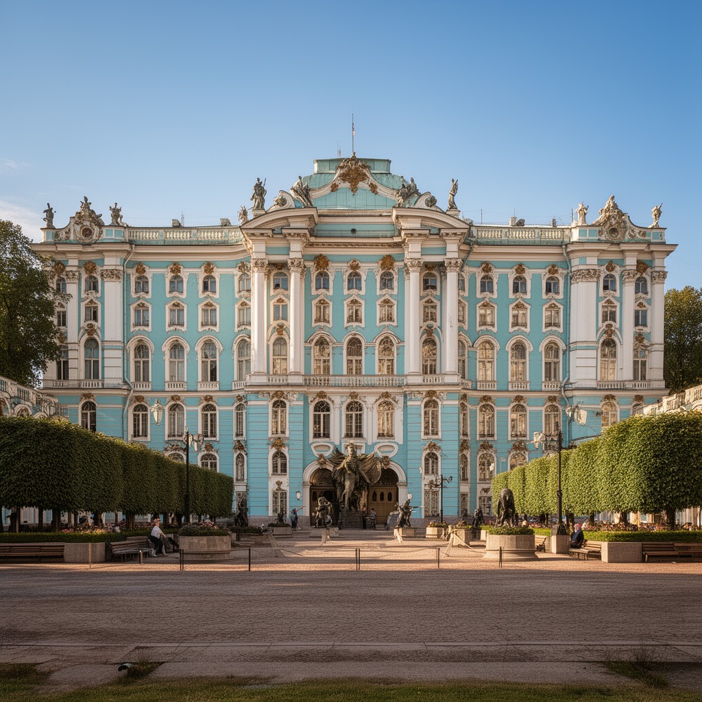 AI-generated illustration of Stroganov Palace