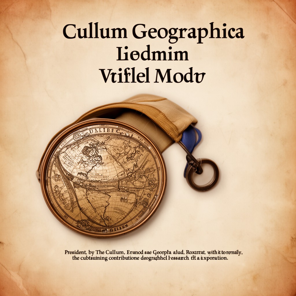 AI-generated illustration of Cullum Geographical Medal