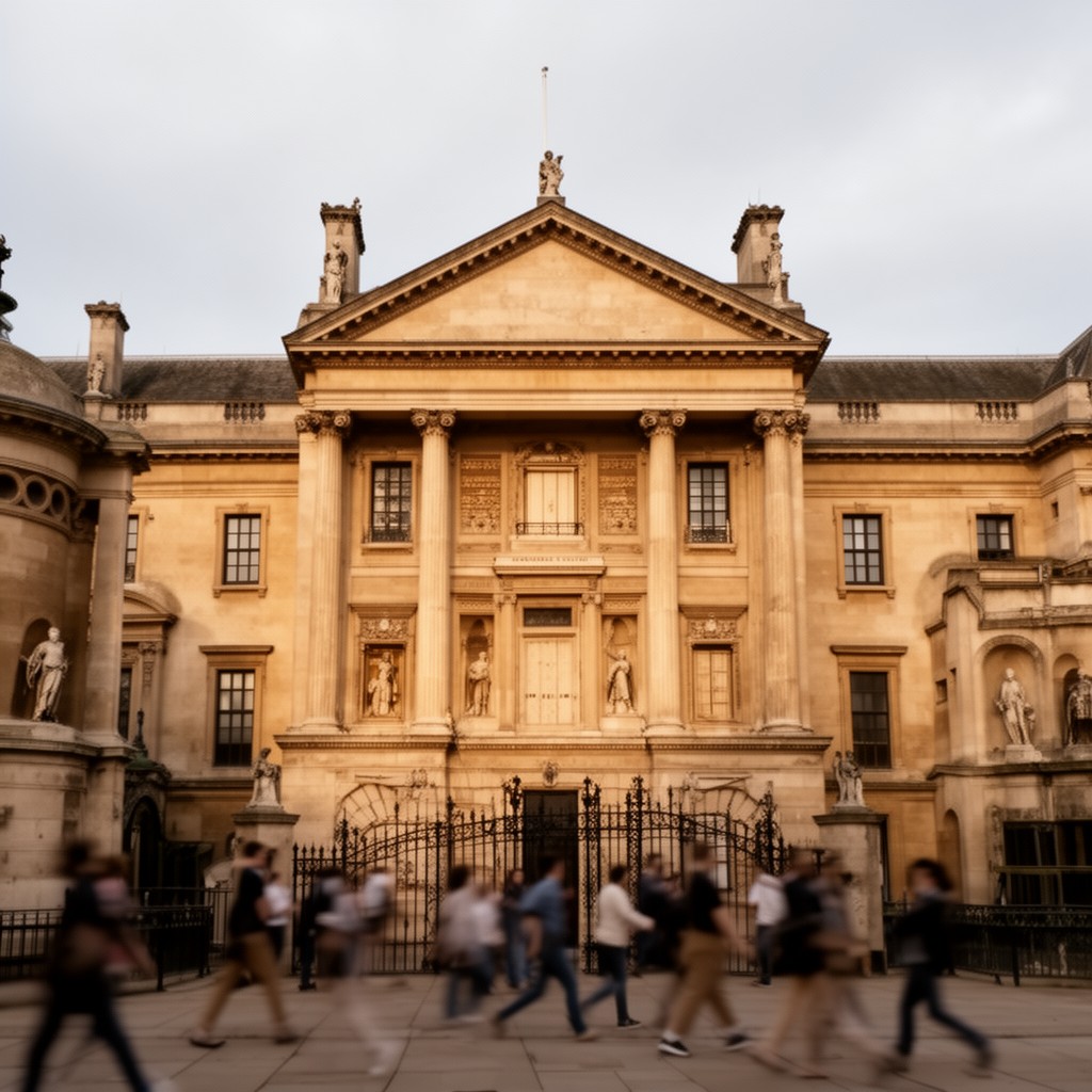 AI-generated illustration of Fitzwilliam Museum