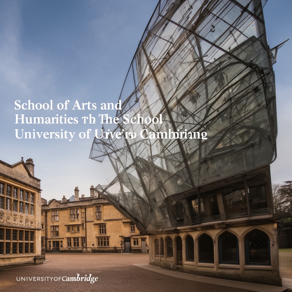 AI-generated illustration of School of Arts and Humanities, University of Cambridge