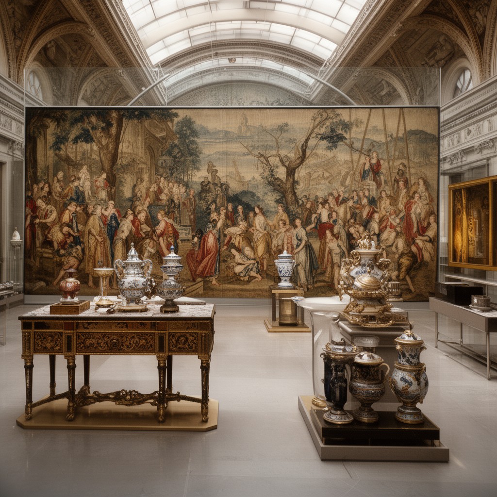 AI-generated illustration of Department of Decorative Arts