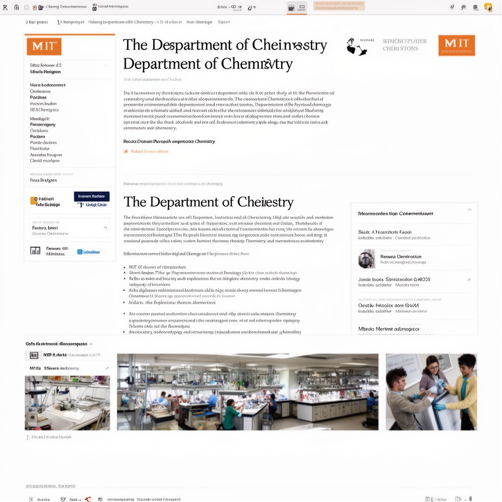 AI-generated illustration of Department of Chemistry