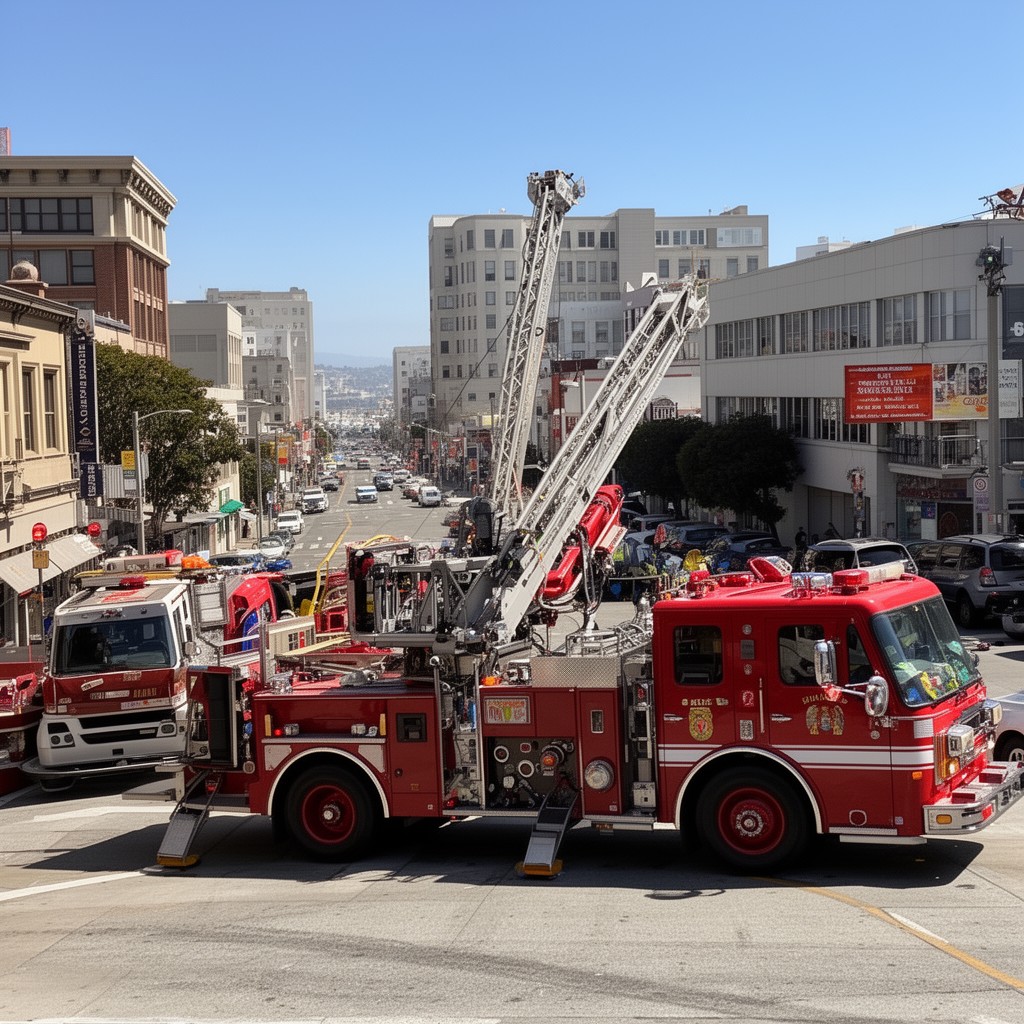 AI-generated illustration of San Francisco Fire Department