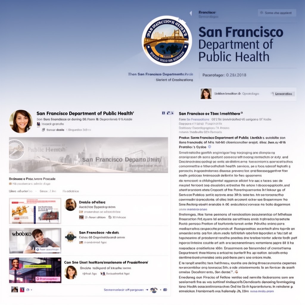 AI-generated illustration of San Francisco Department of Public Health