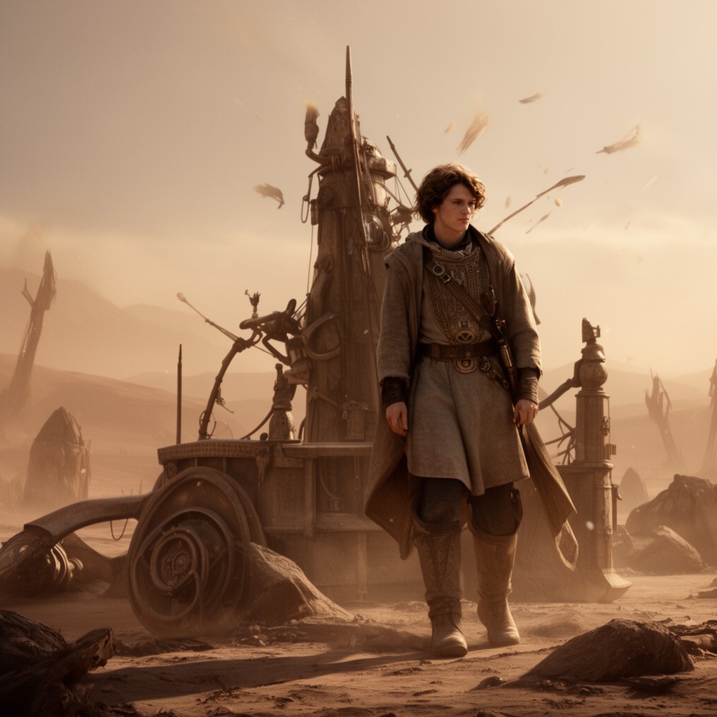 AI-generated illustration of Dune: Part Two