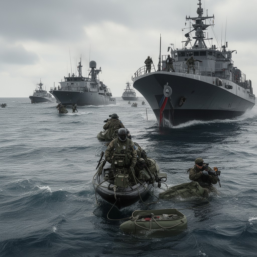 AI-generated illustration of Special Boat Service
