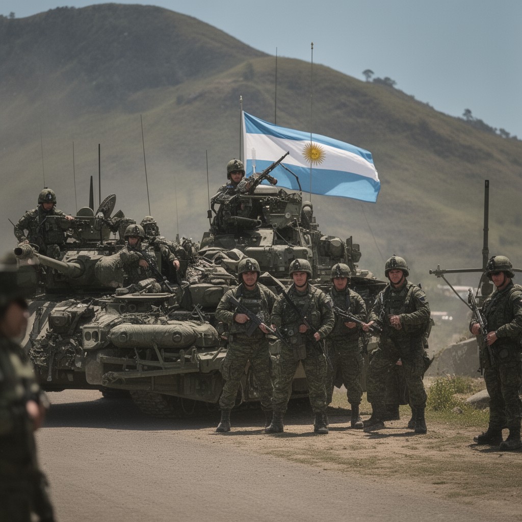 AI-generated illustration of Argentine Army