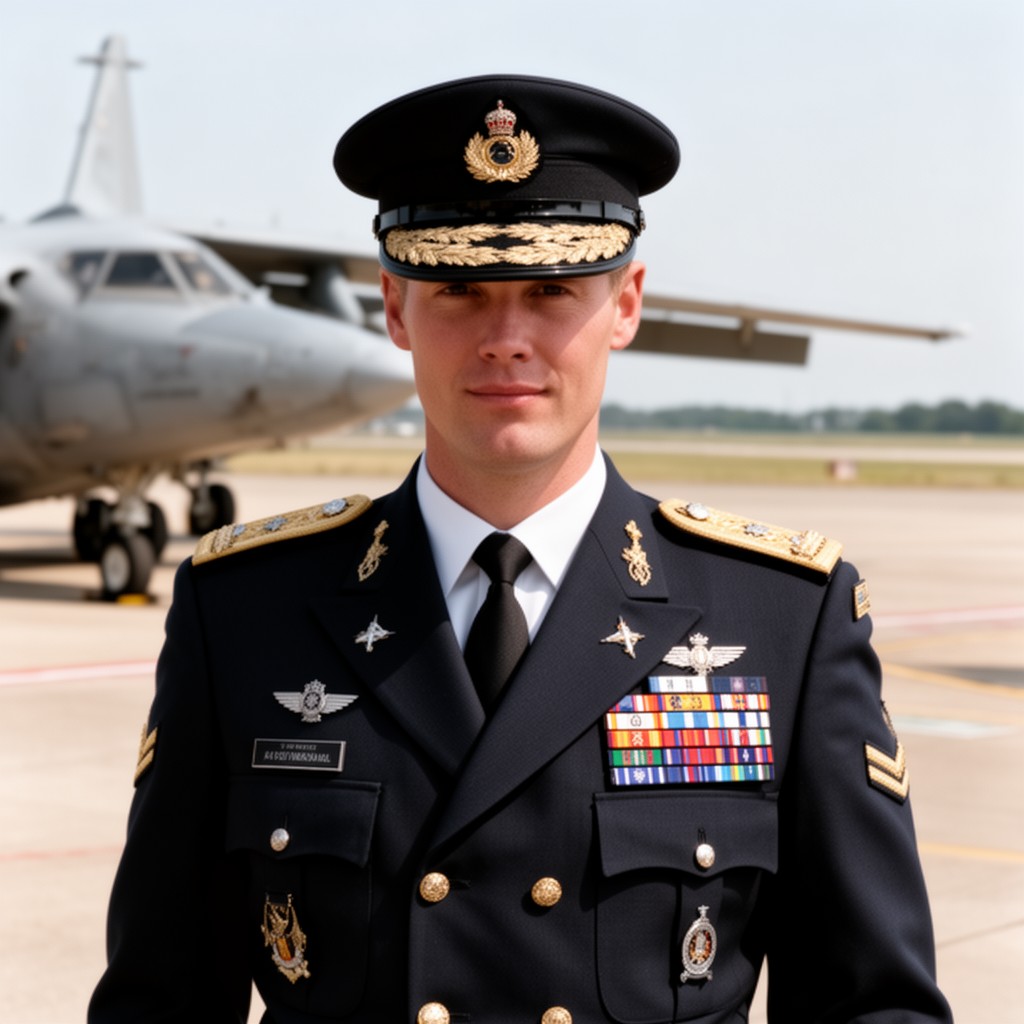 AI-generated illustration of Air Chief Marshal