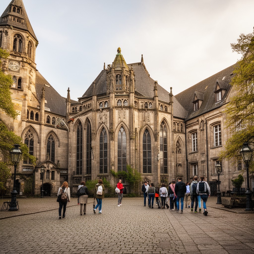 AI-generated illustration of University of Tübingen