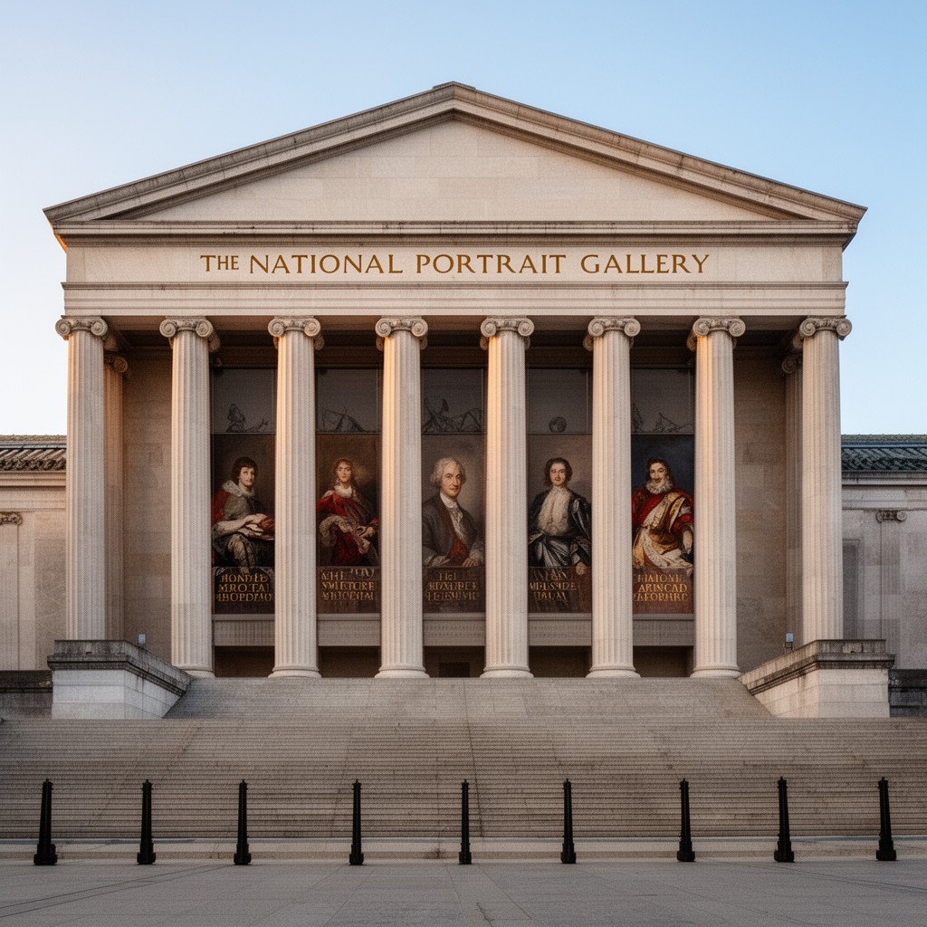 AI-generated illustration of National Portrait Gallery