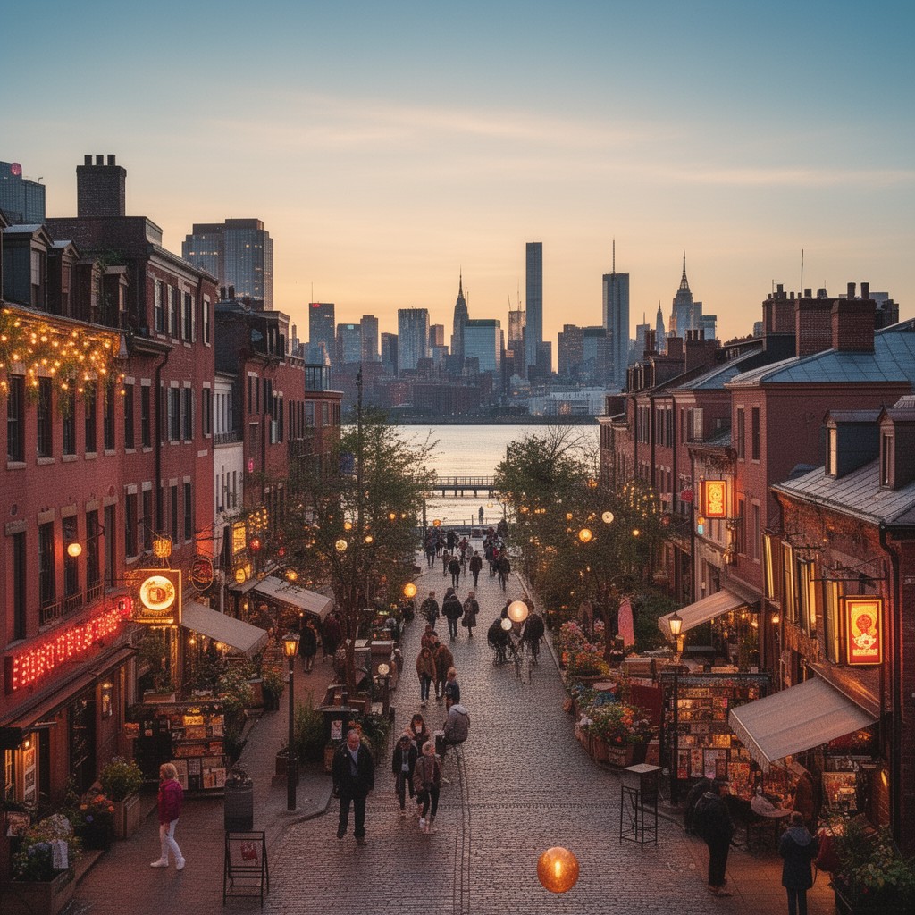 AI-generated illustration of Williamsburg