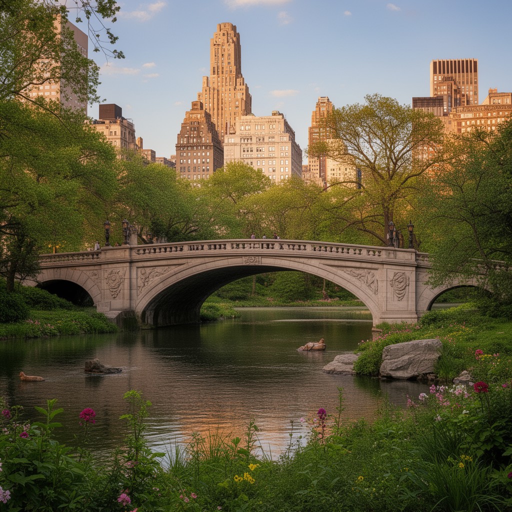 AI-generated illustration of Gapstow Bridge