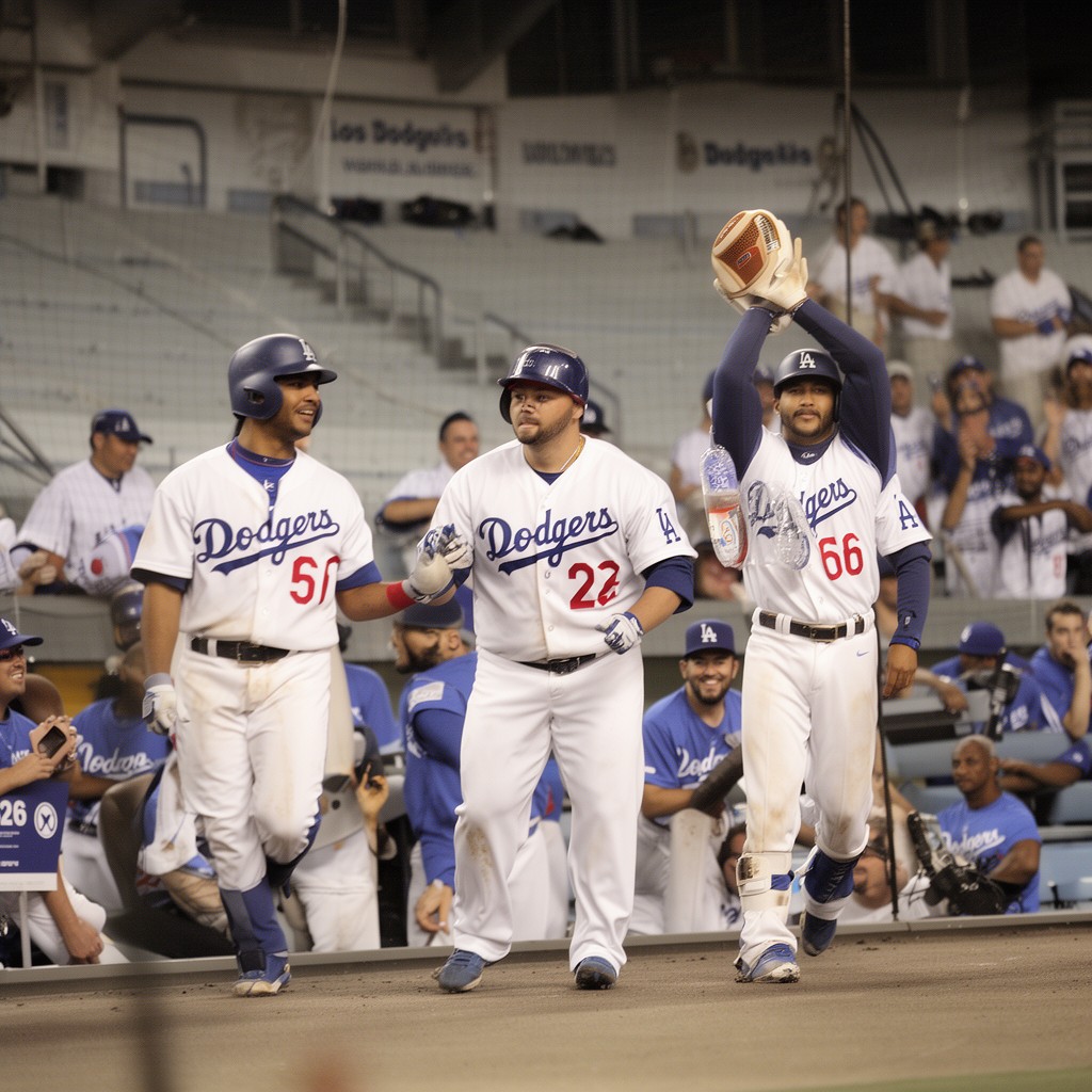 AI-generated illustration of Los Angeles Dodgers