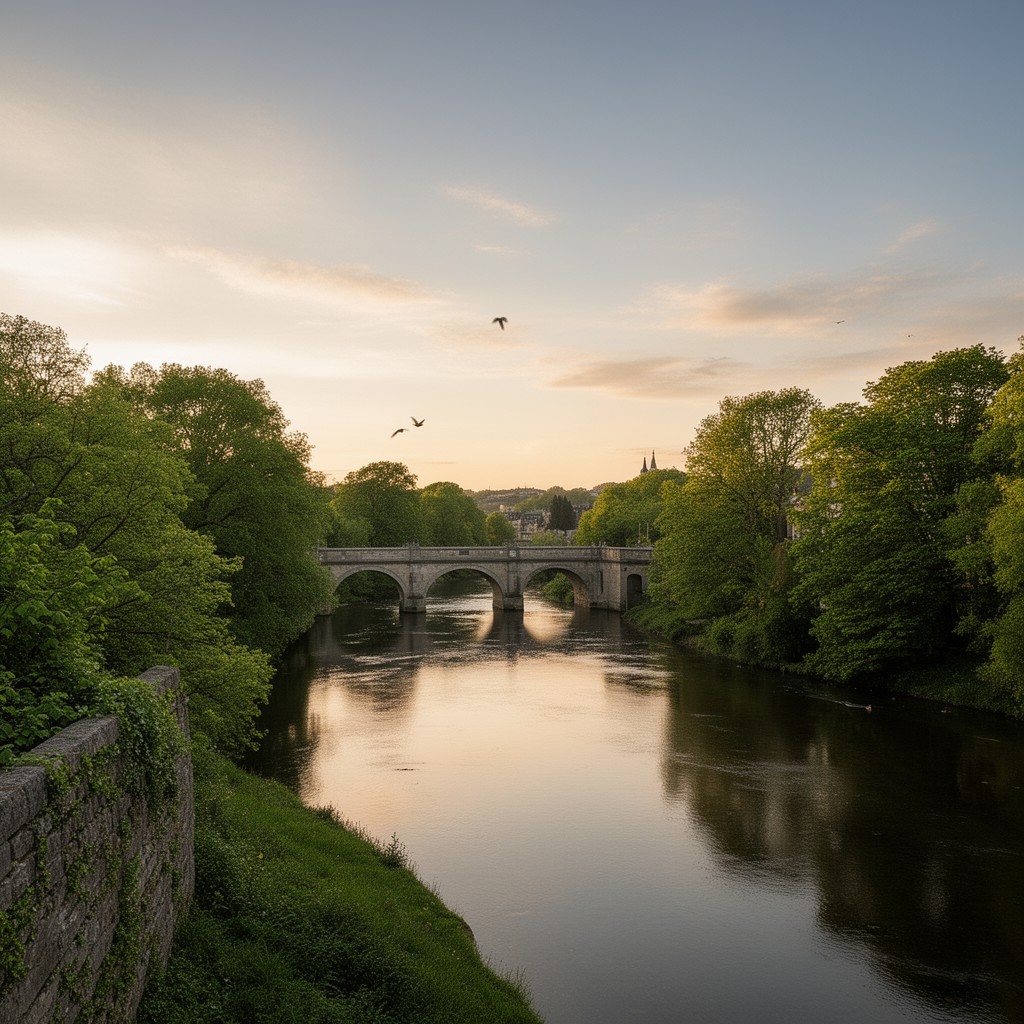 AI-generated illustration of River Avon