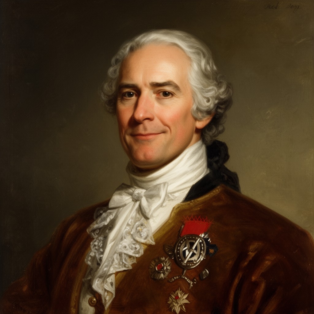 AI-generated illustration of Sir Charles Middleton