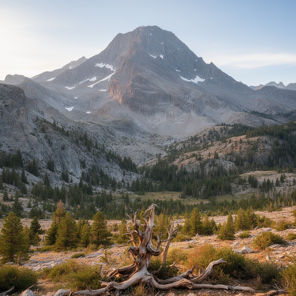 AI-generated illustration of Wheeler Peak