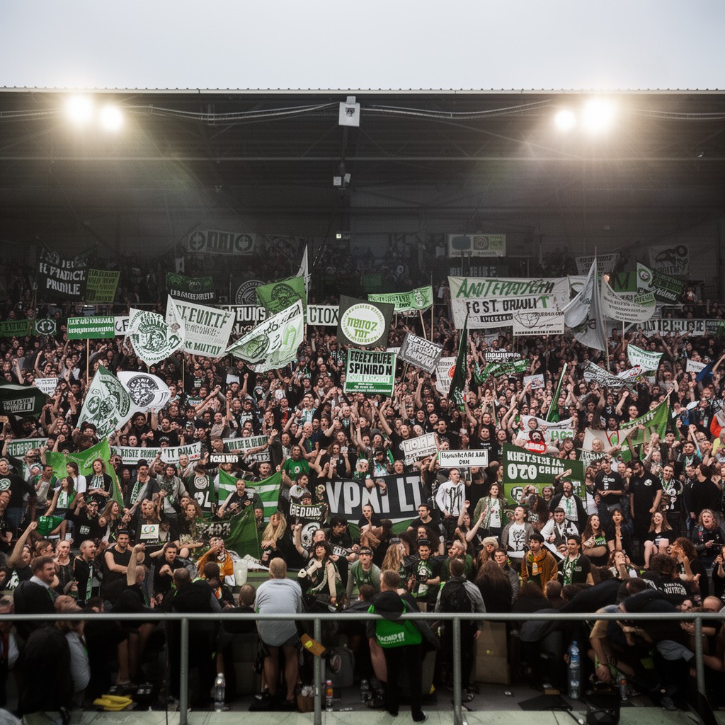 AI-generated illustration of FC St. Pauli