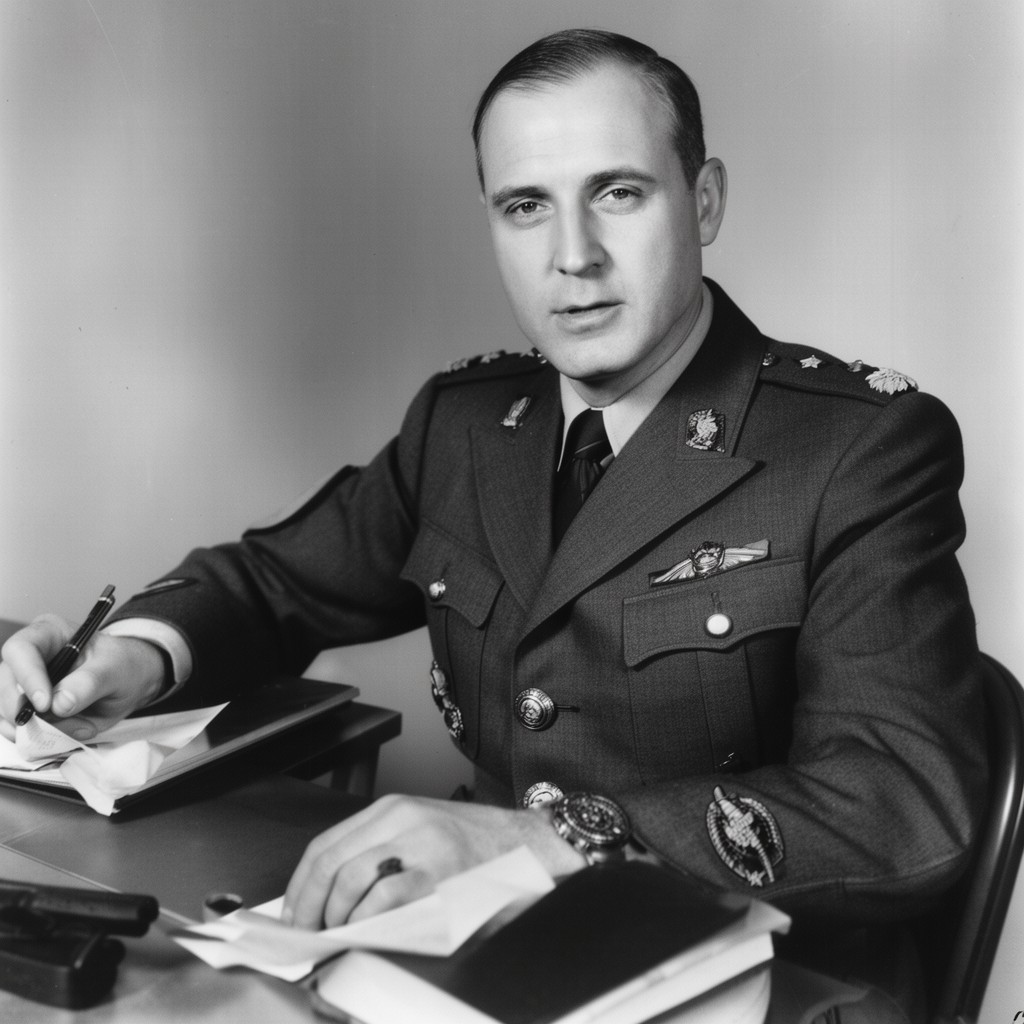 AI-generated illustration of Arthur Harris