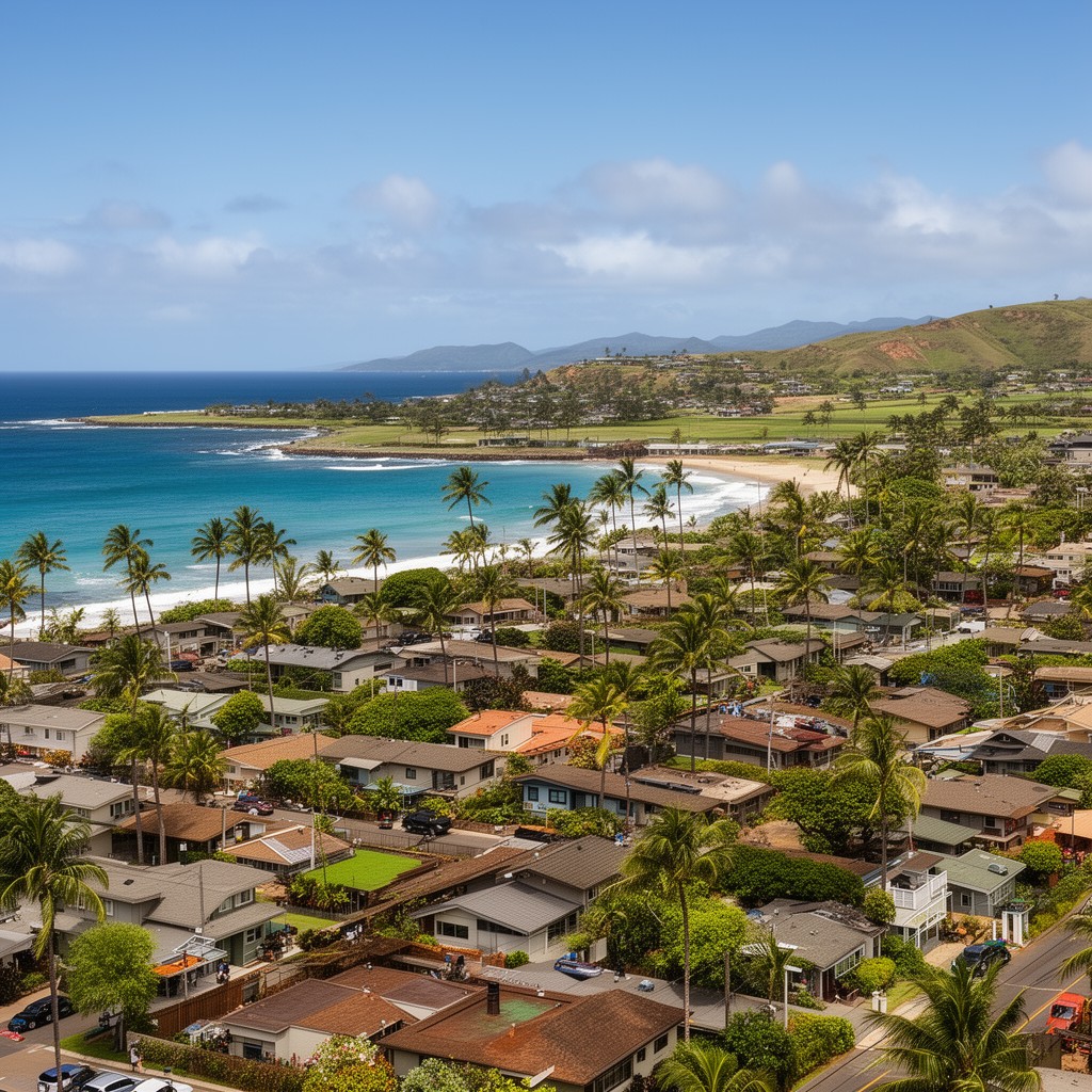 AI-generated illustration of Kailua, Hawaii, United States