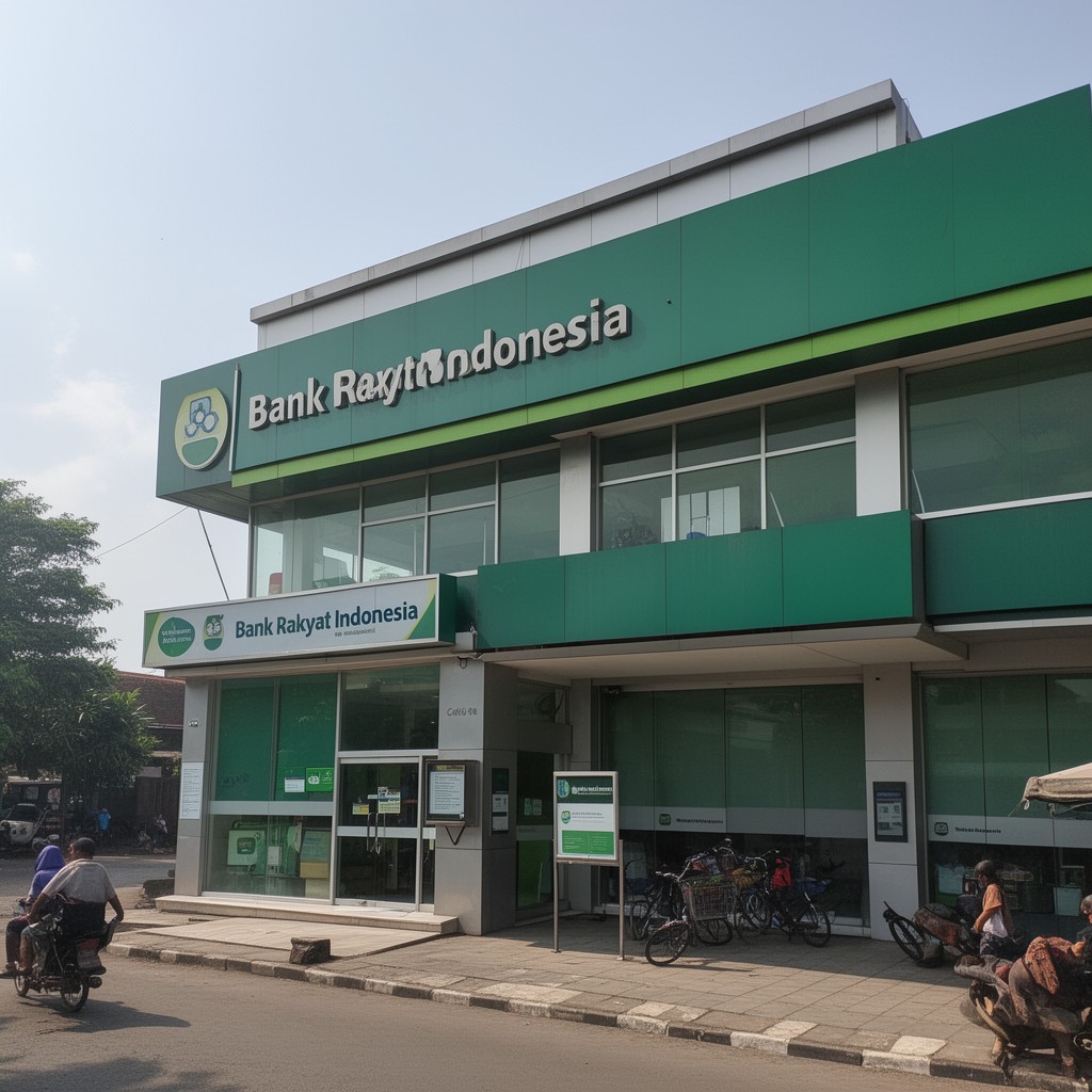 AI-generated illustration of Bank Rakyat Indonesia