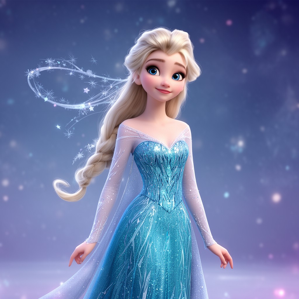 AI-generated illustration of Elsa
