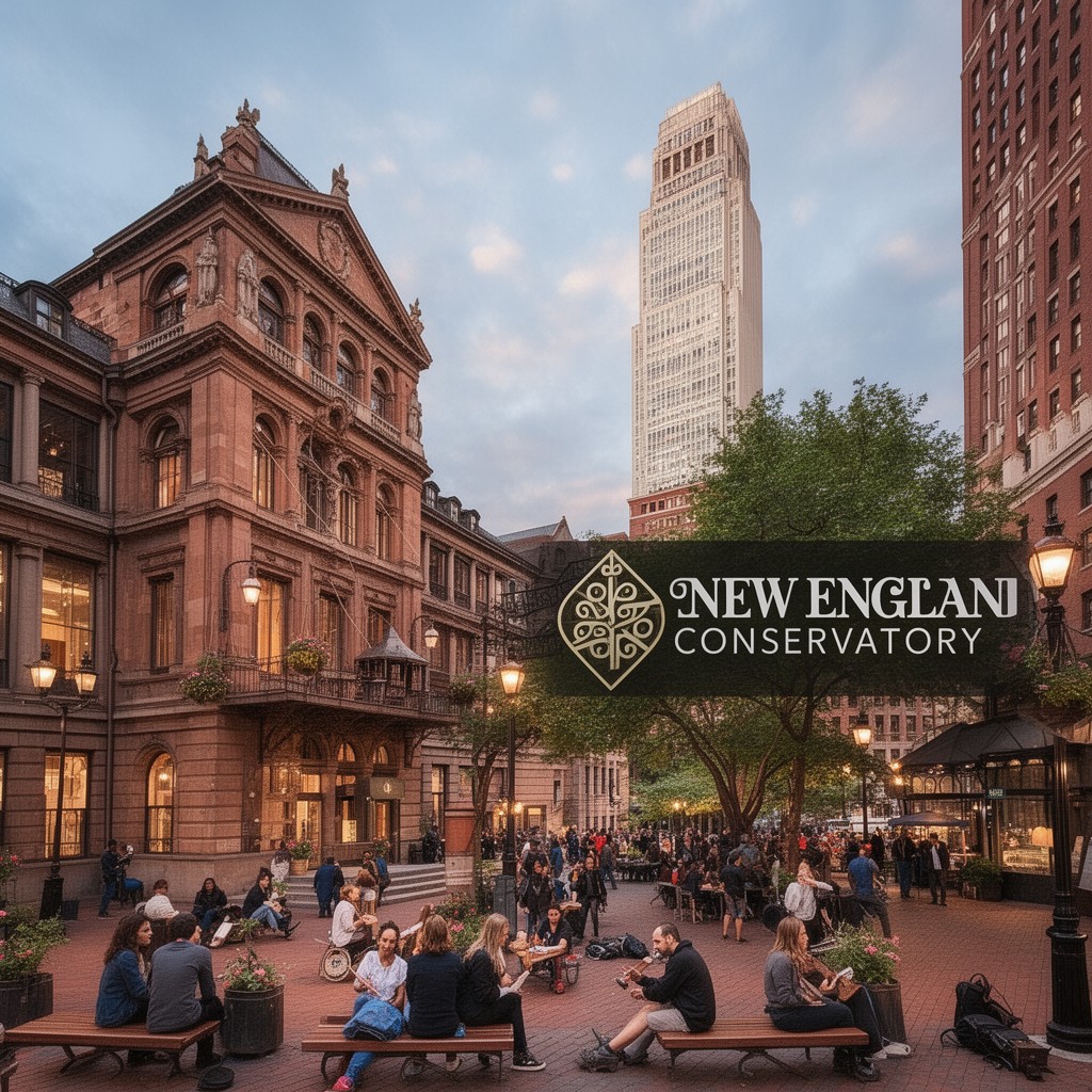 AI-generated illustration of New England Conservatory of Music