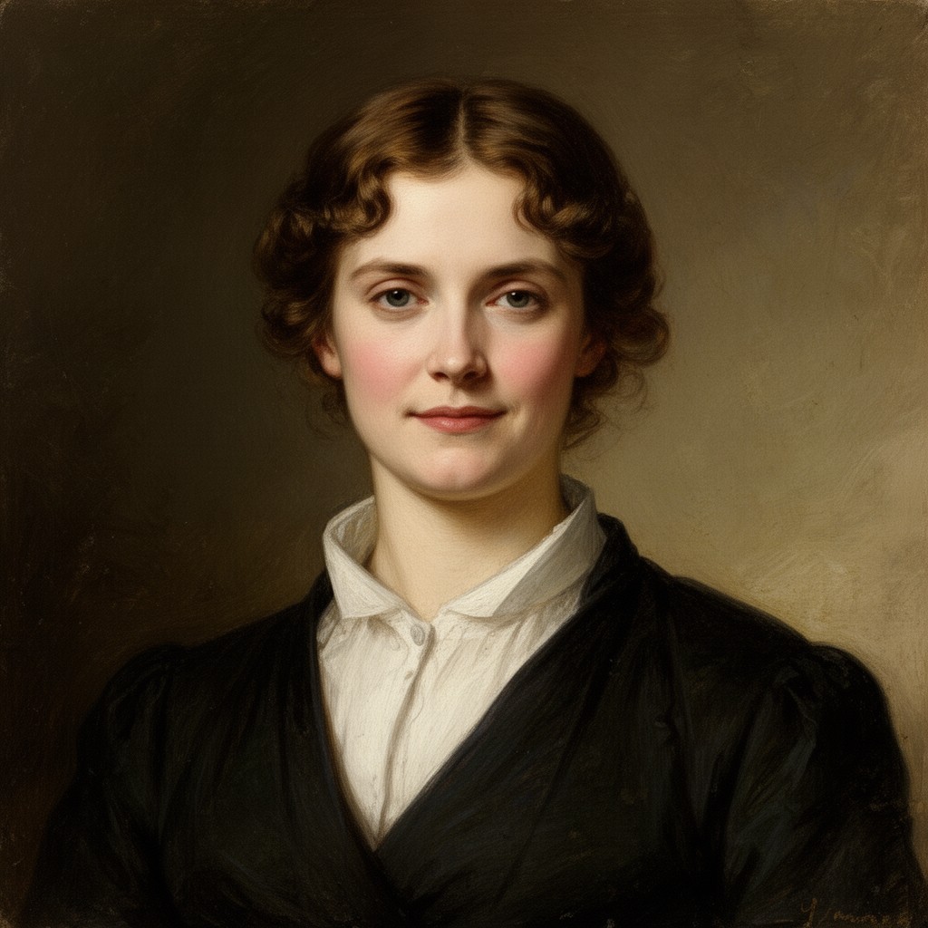 AI-generated illustration of Emma Wedgwood