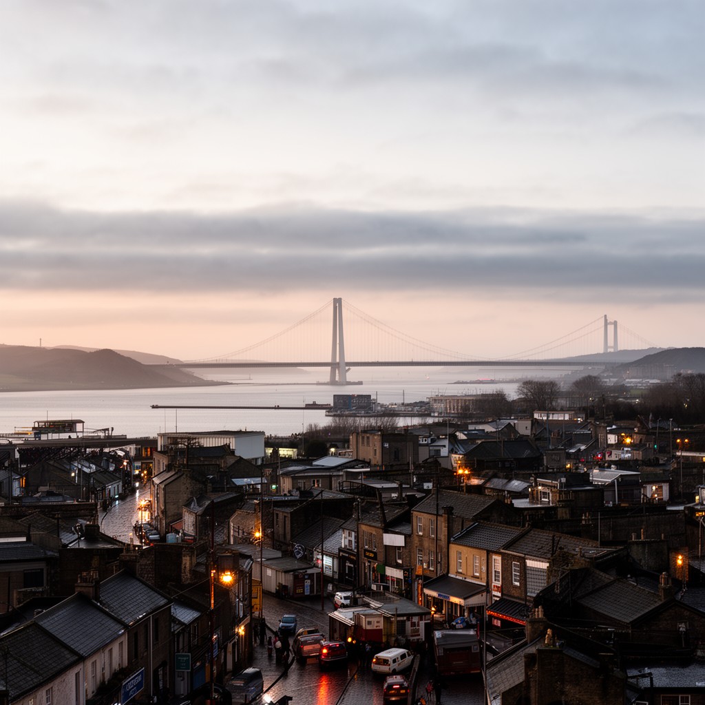 AI-generated illustration of Inverkeithing