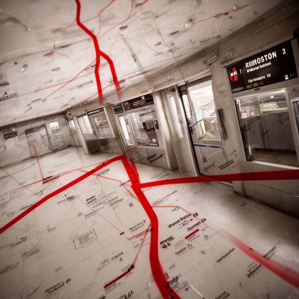 AI-generated illustration of Red Line