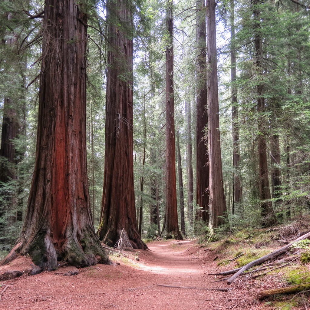 AI-generated illustration of Big Basin Redwoods State Park