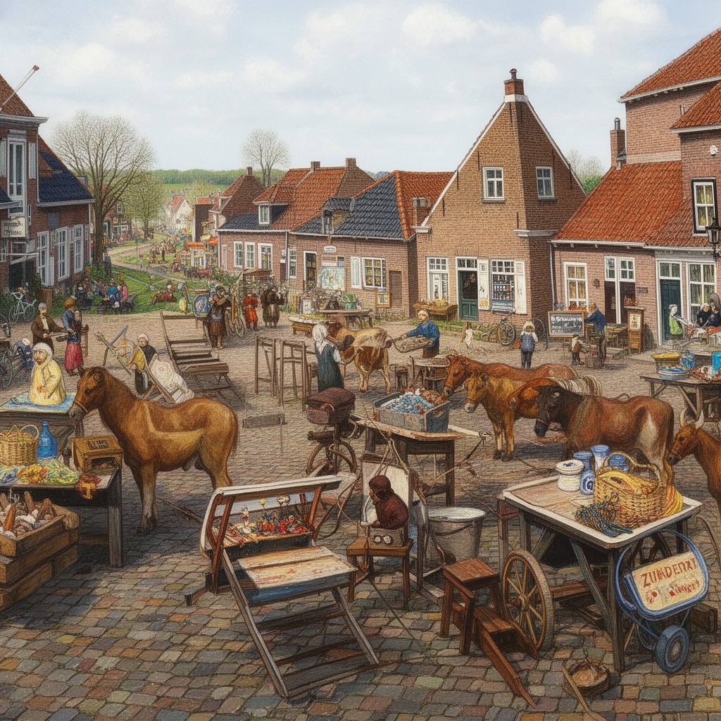 AI-generated illustration of Zundert, Netherlands