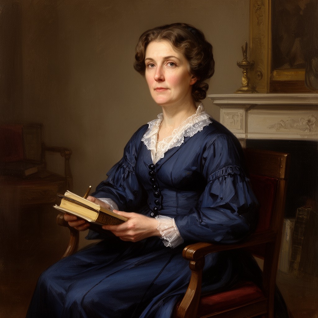 AI-generated illustration of Edwina Booth