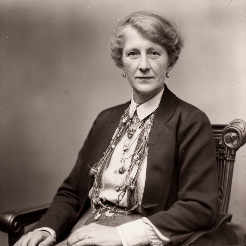AI-generated illustration of Anna Hall Roosevelt