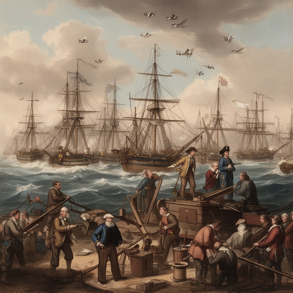 AI-generated illustration of Four Days' Battle