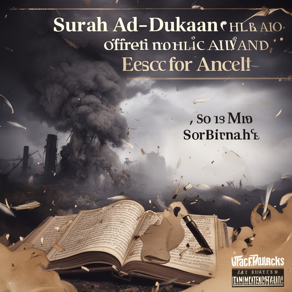 AI-generated illustration of Surah Ad-Dukhan