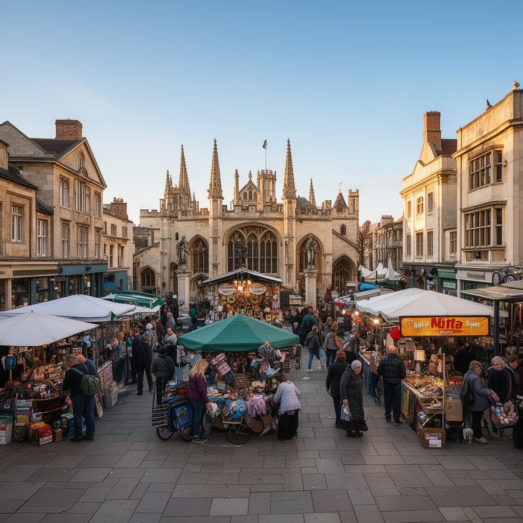 AI-generated illustration of Market Square