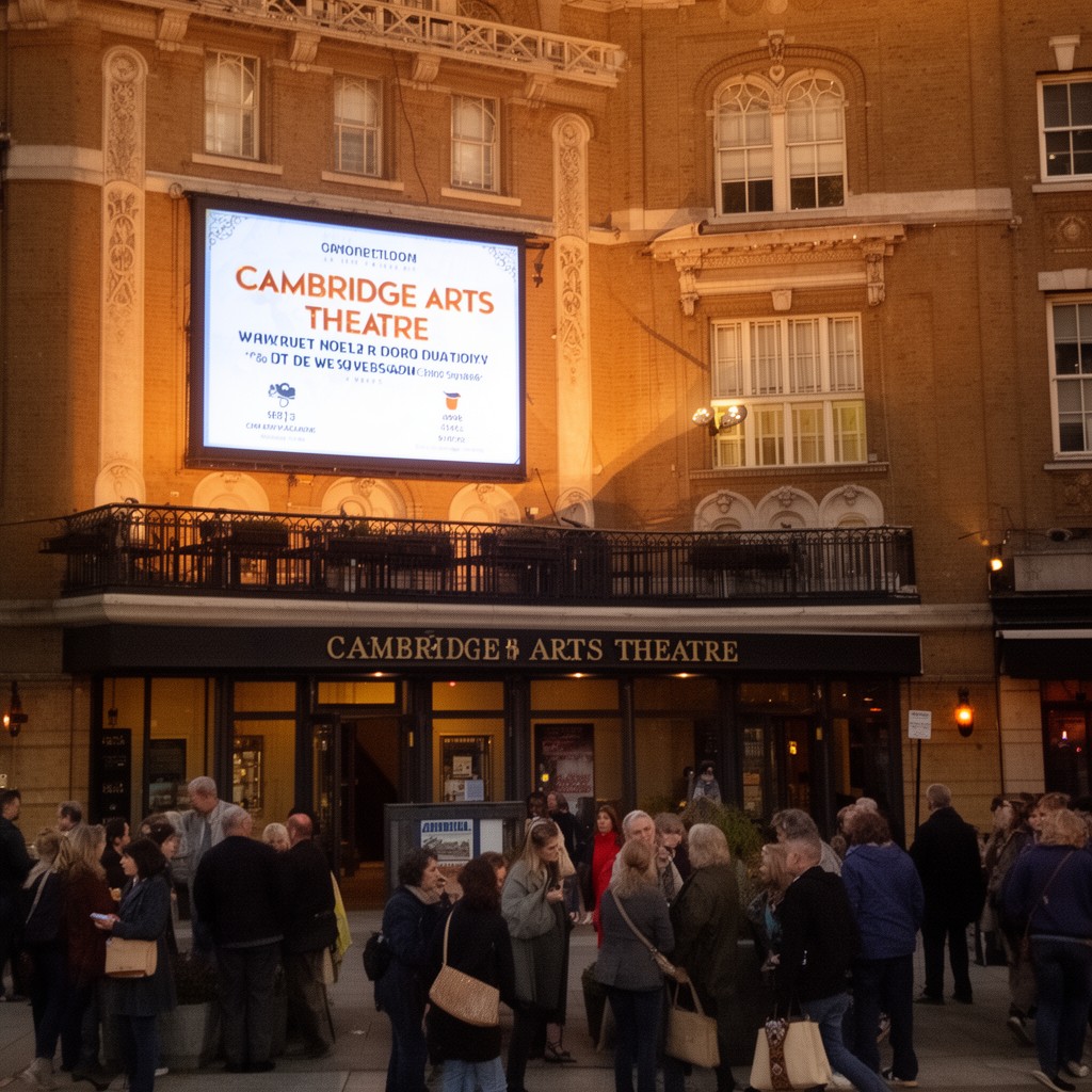 AI-generated illustration of Cambridge Arts Theatre