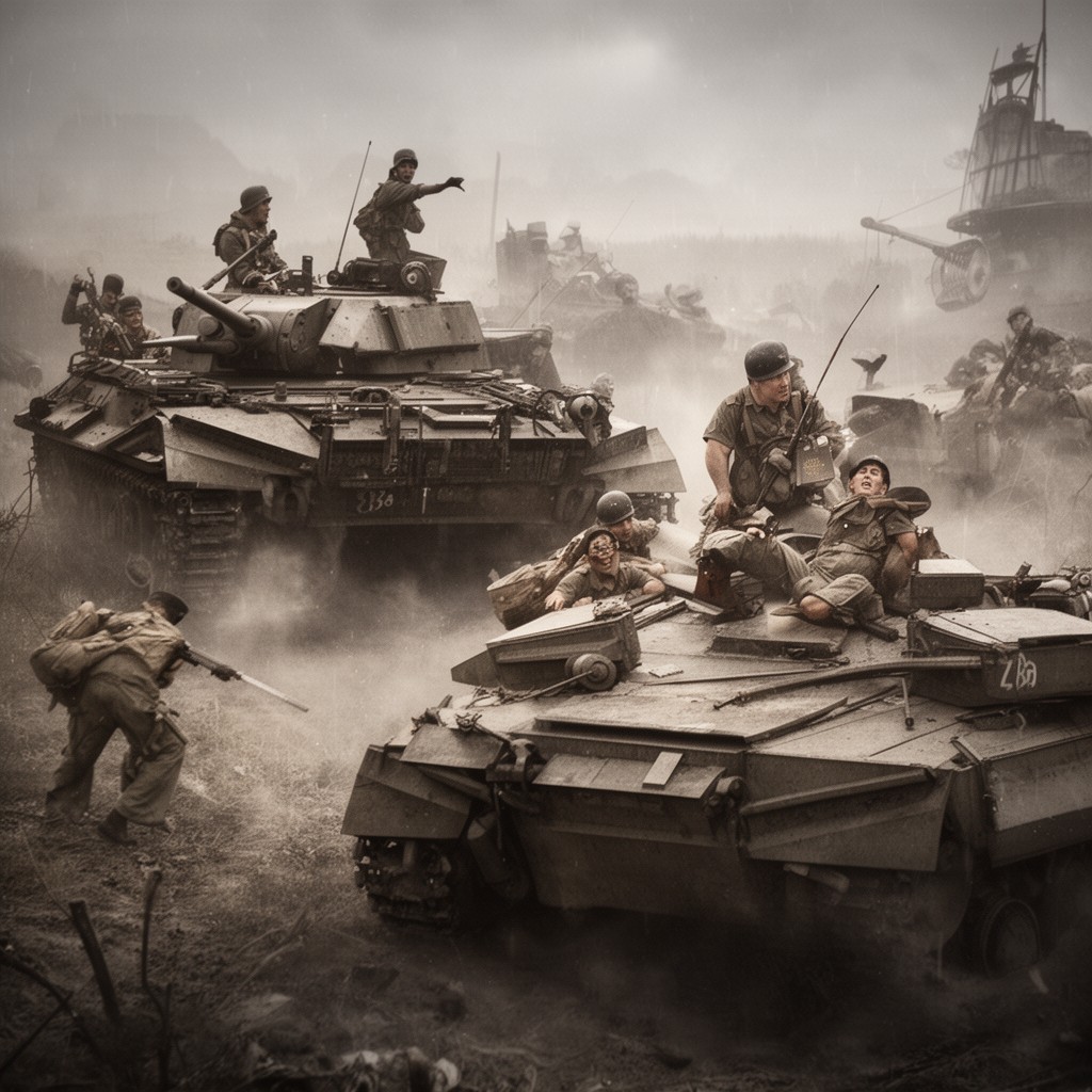 AI-generated illustration of 8th Army