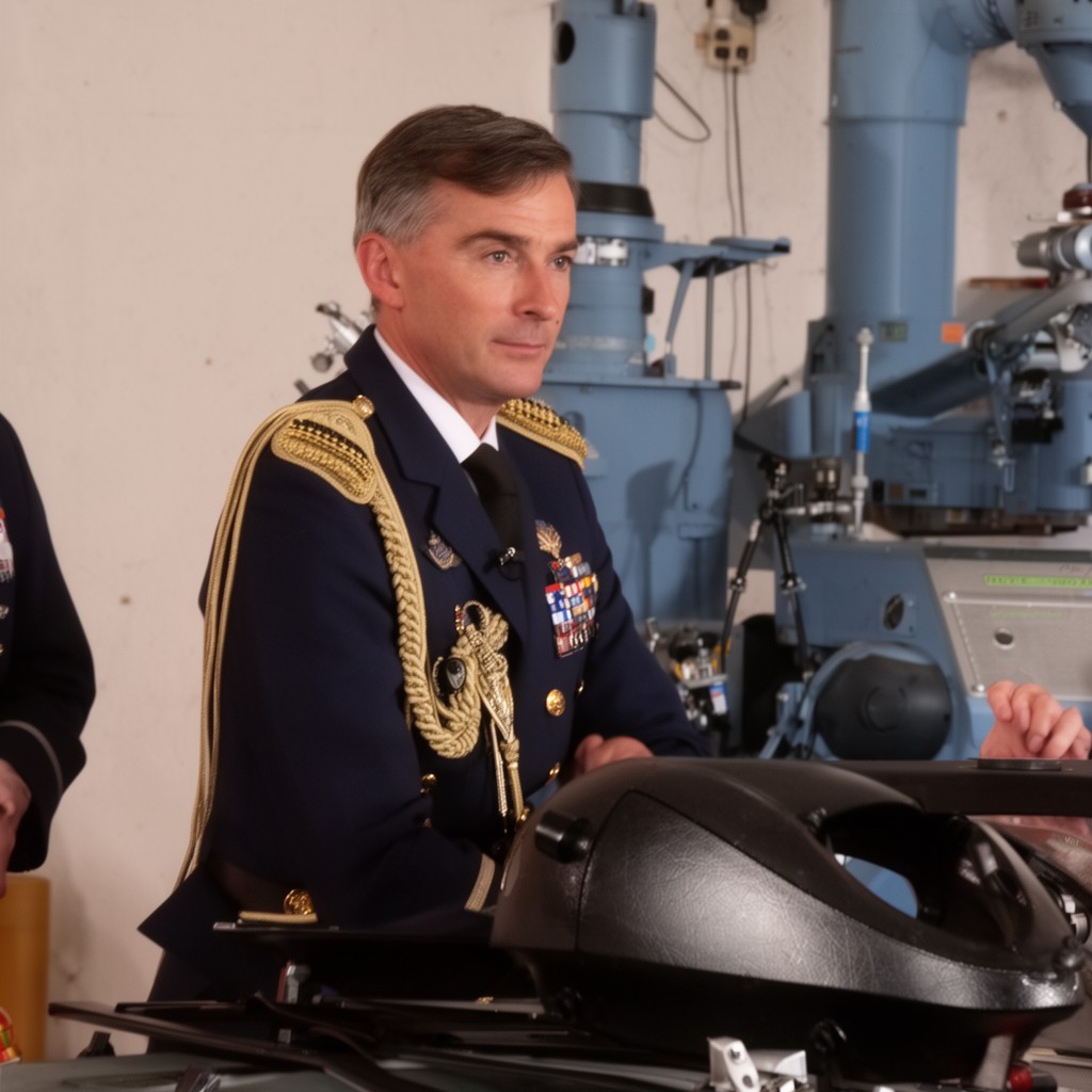 AI-generated illustration of Air Officer Commanding-in-Chief