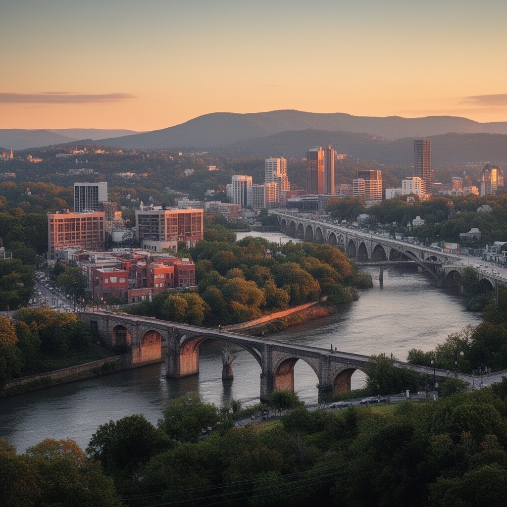 AI-generated illustration of Chattanooga