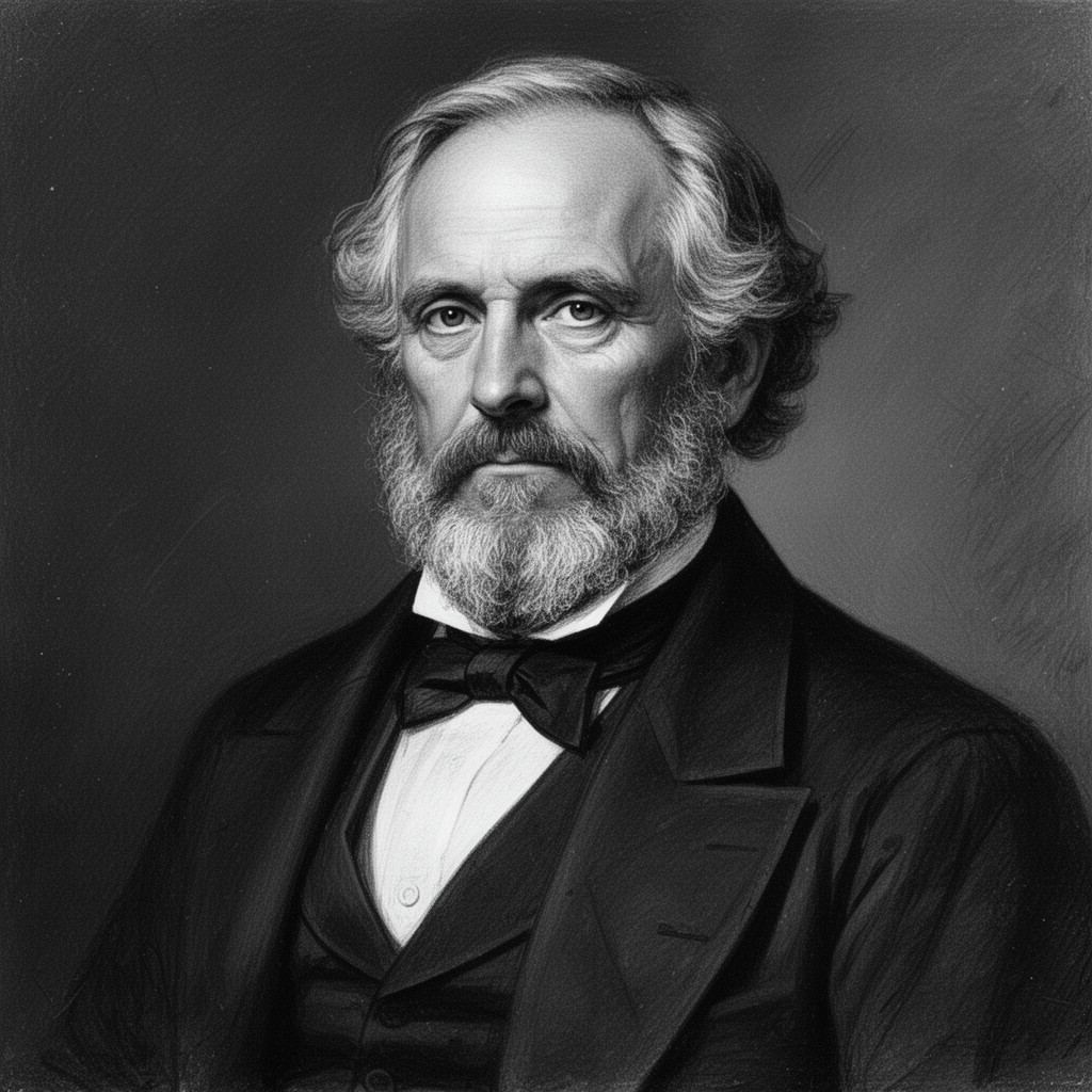 AI-generated illustration of Louis Agassiz