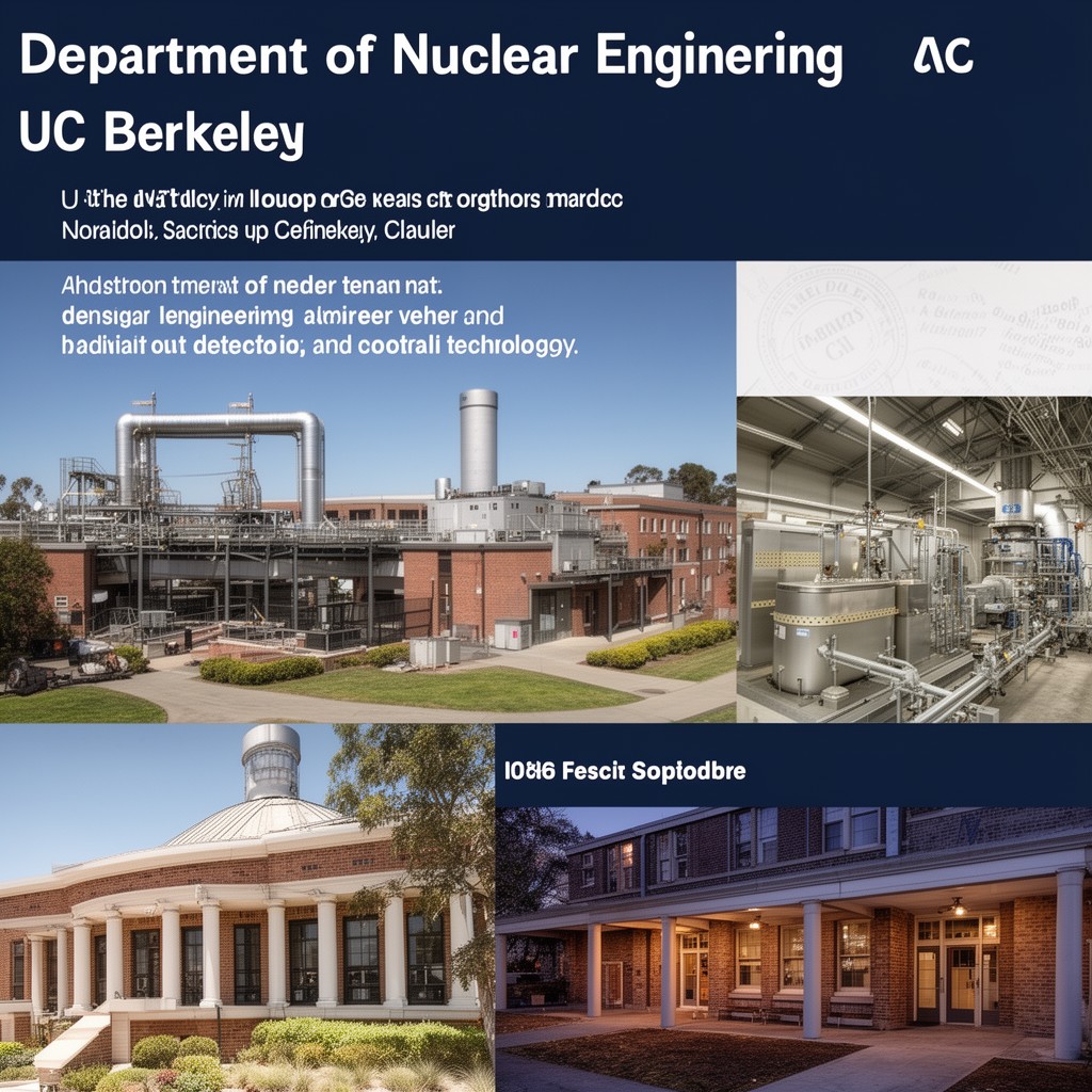 AI-generated illustration of Department of Nuclear Engineering, UC Berkeley