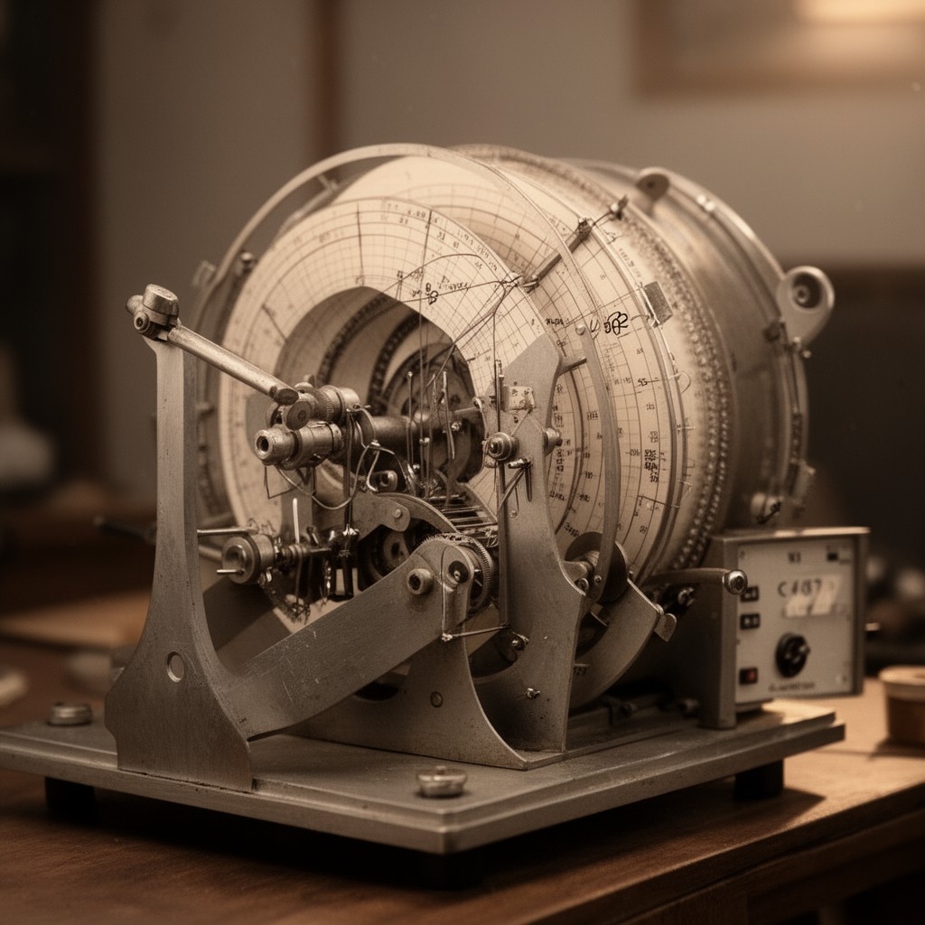 AI-generated illustration of harmonic analyzer