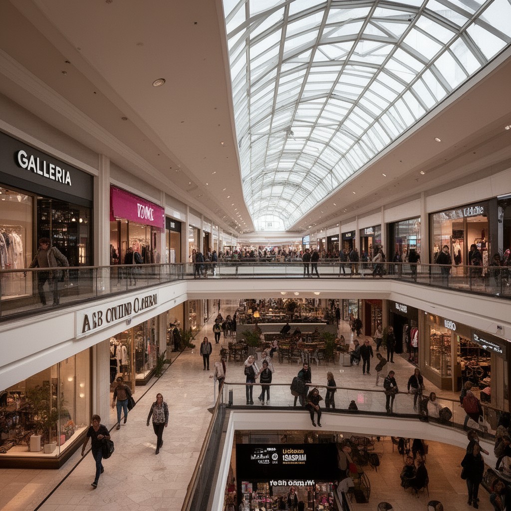 AI-generated illustration of Galleria at White Plains