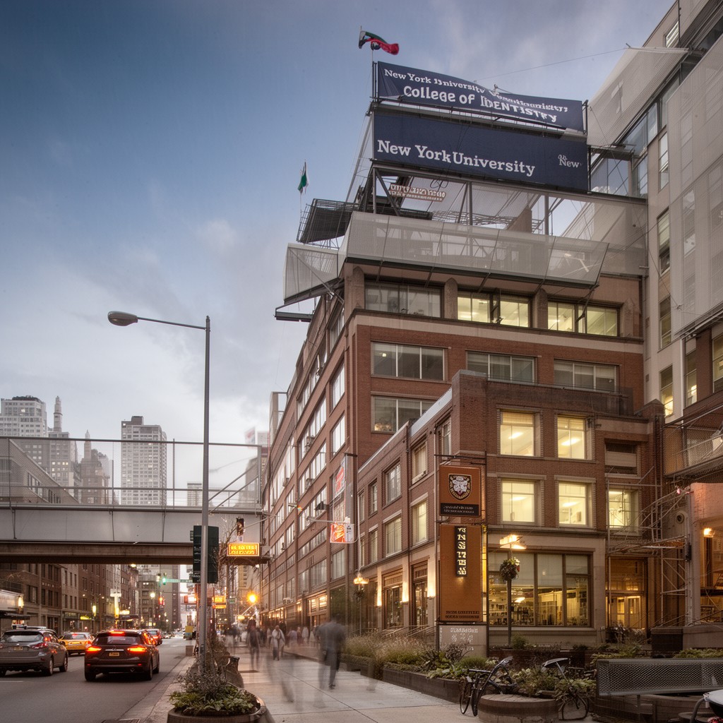 AI-generated illustration of New York University College of Dentistry